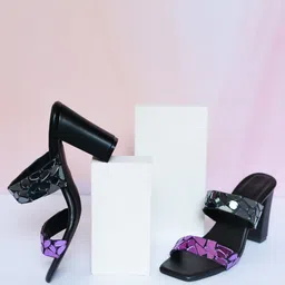 UrbanSway Embellished Block Pumps-58