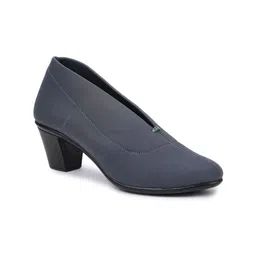 Shezone Grey Work Block Pumps image 2