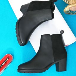Roadster Women Block-Heeled Chelsea Boots-image-84
