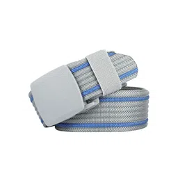 Kastner Men Silver-Toned Woven Design Canvas Belt-image-78