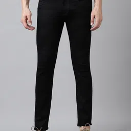 Woodland Men Cotton Slim Fit Stretchable Jeans-image-80