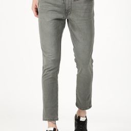 Wrangler Men Olive Green Slim Fit Heavy Fade Jeans-image-16