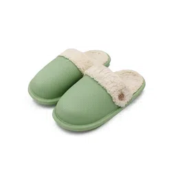 JENNA Men Perforated Lightweight Fur Waterproof Room Slippers-image-23