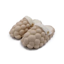 JENNA Men Textured Lightweight Fur Waterproof Room Slippers-picture-39