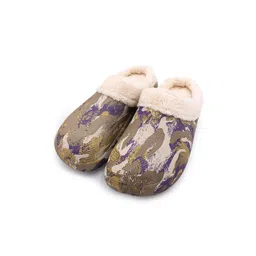 JENNA Unisex Printed Lightweight Fur Room Slippers-21