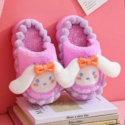 Miscreef Kids Self Design Cute Warm Winter Room Slippers-39