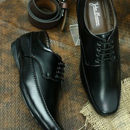 John Karsun Men Black Formal Derbys-image-16