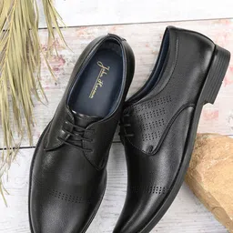 John Karsun Men's Black Formal Derbys-image-64