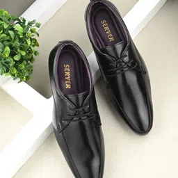 SERVER Men Round Toe Formal Derbys-image-27
