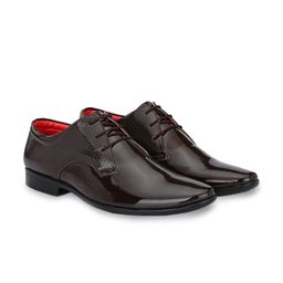 Azzaro Black Men Brown Solid Formal Derbys-image-32