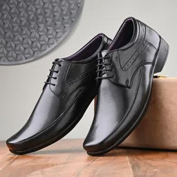 SERVER Men Textured Round Toe Formal Derbys-image-40