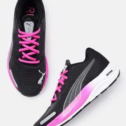 Puma Women Textured Velocity Nitro 2 Fade Road Running Shoes-picture-56
