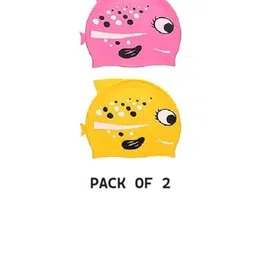EL REGALO  Kids Pack Of 2 Printed Swimming Caps-image-19