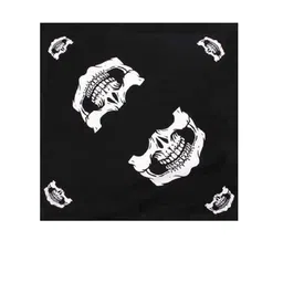 Aadikart Unisex Black & White Printed Cotton Bandanas-picture-14