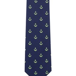 The Tie Hub Men Blue & Green Woven Design Broad Tie-picture-19