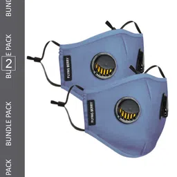 FLYING BERRY Pack Of 2 Cotton 5 Ply Reusable Anti Pollution N99 Masks-10