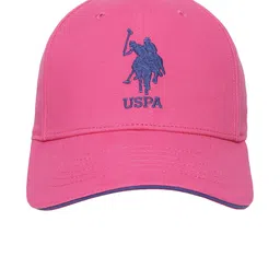 U S Polo Assn Men Pink Embroidered Baseball Cap-41