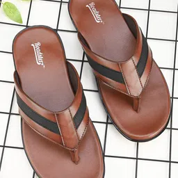 The Roadster Lifestyle Co. Men Leather Thong Flip Flops-picture-26
