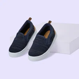 Pantaloons Junior Boys Woven Design Slip-On Sneakers-image-55