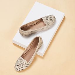 Forever Glam by Pantaloons Women Textured Round Toe Loafers-picture-15