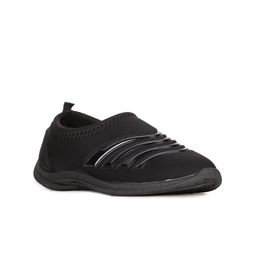 Bata Women Black Textured Slip-On Sneakers-picture-47