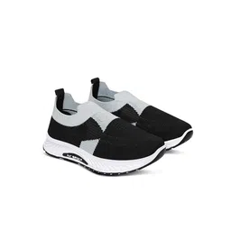 Airspot Kids Colourblocked Lightweight Slip-On Sneakers-57