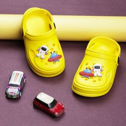 PASSION PETALS Kids Self Design Clogs-image-40