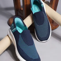 Action Plus Women Striped Slip-On Sneakers-16