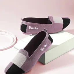 BIRDE Women Colourblocked Lightweight Slip-On Sneakers-picture-41