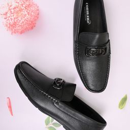 Cobblerz Men Perforations Leather Slip-On Sneakers-image-99