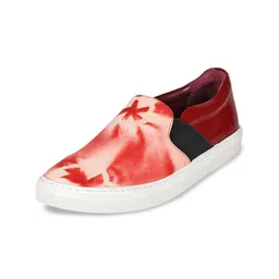 Hidesign Women JODIE Printed Leather Slip-On Sneakers-image-20