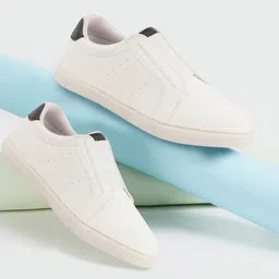 FAUSTO Women Round Toe Lightweight Slip-On Sneakers-52
