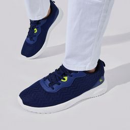 NEEMANS Men Textured Lace Up Lightweight Mesh Sneakers-13