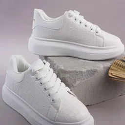 ICONICS Women Textured Sneakers-image-82