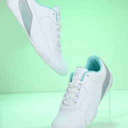 HRX by Hrithik Roshan Men White & Sea Green Lightweight Motorsports Sneakers-image-72