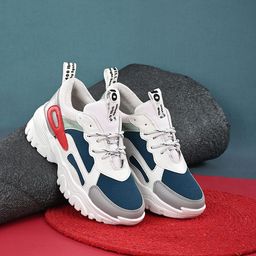 AROOM Women Navy Blue Woven Design Sneakers-image-31