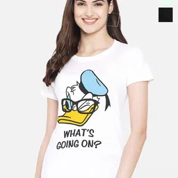 Fabflee Pack Of 3 Donal Duck Printed Cotton T-shirts-image-69