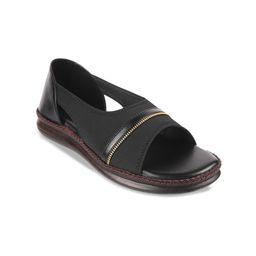 WALKWAY by Metro Women Black Open Toe Flats-picture-26
