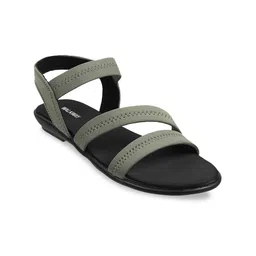 WALKWAY by Metro Women Green Open Toe Flats-image-94