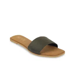 Wet Blue Women Green Open Toe Flats-image-34