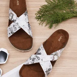 Lavie Women Printed Open Toe Flats-image-26