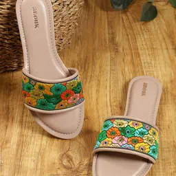 Anouk Women Woven Design Open Toe Flats-image-72