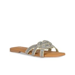 Eske Women Embellished Leather Open Toe Flats-picture-30