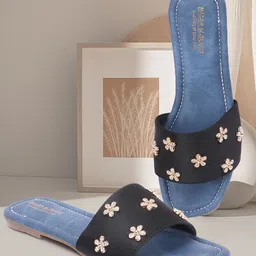madam gloriousWomen Embellished Mules-image-60