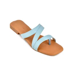 Padvesh Textured Open Toe Flats-image-23