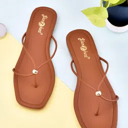 GLAMZKART Strappy Open Toe Flats-picture-38