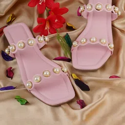 BAESD Embellished Open Toe Flats-picture-6