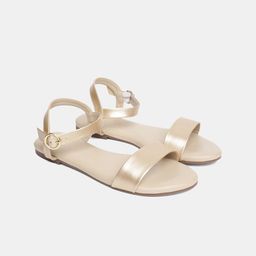 AURELIA Women Beige Embellished Open Toe Flats-17