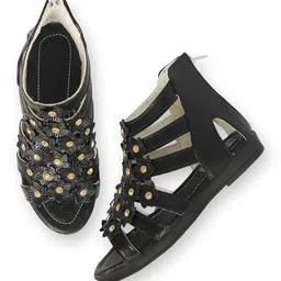 BAESD Girls Embellished Open Toe Gladiators-picture-29