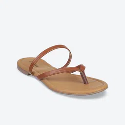Biba Women Brown Embellished Open Toe Flats-picture-28